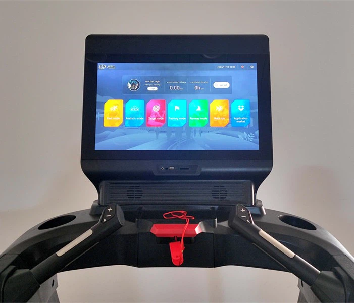 touch screen treadmill display